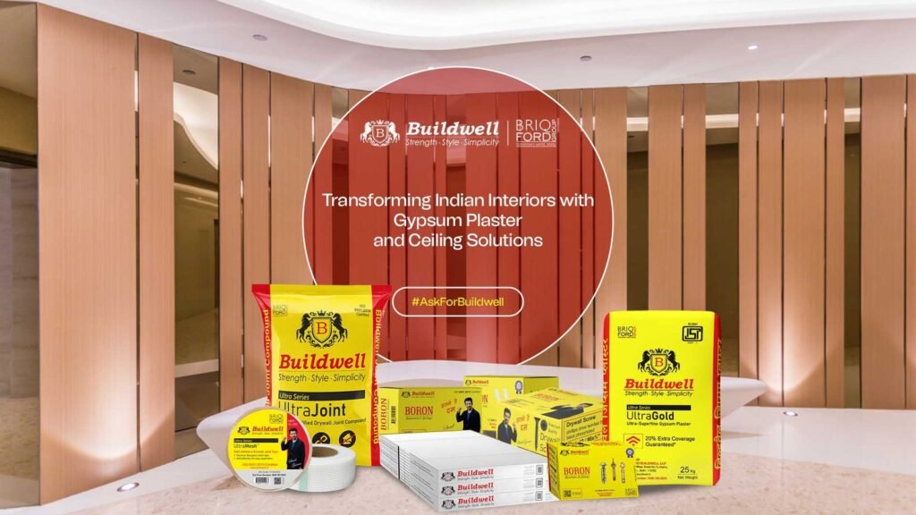 Buildwell: Transforming Indian Interiors with Gypsum Plaster and Ceiling Solutions