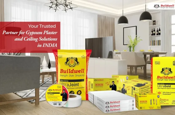 Buildwell: Your Trusted Partner for Gypsum Plaster and Ceiling Solutions in India