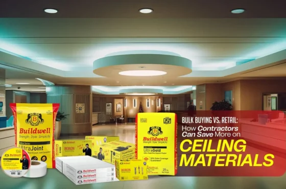 Bulk Buying vs. Retail: How Contractors Can Save More on Ceiling Materials