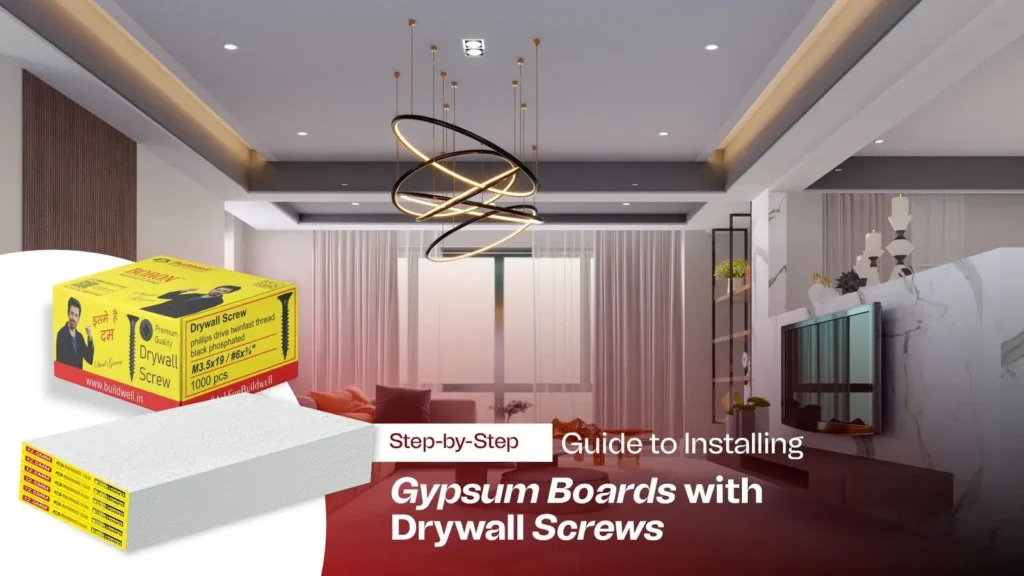 Step-by-Step Guide to Installing Gypsum Boards with Drywall Screws