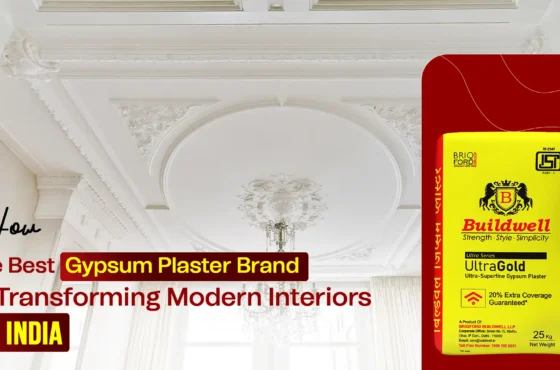 How the Best Gypsum Plaster Brand in India Is Transforming Modern Interiors