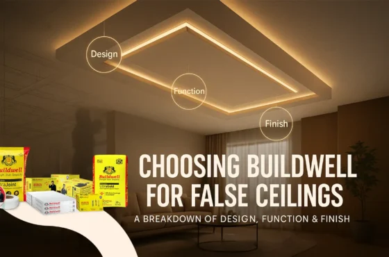 Choosing Buildwell for False Ceilings: A Breakdown of Design, Function & Finish