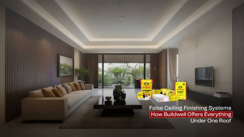 False Ceiling Finishing Systems: How Buildwell Offers Everything Under One Roof