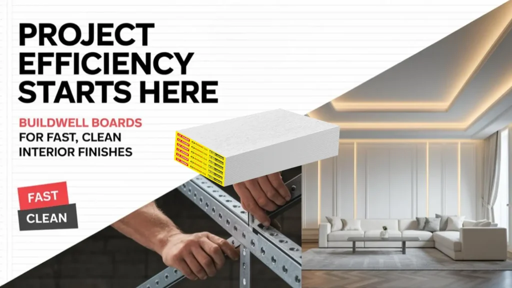 Project Efficiency Starts Here: Buildwell Boards for Fast, Clean Interior Finishes
