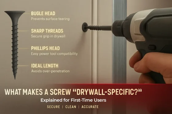 What Makes a Screw “Drywall-Specific”? Explained for First-Time Users