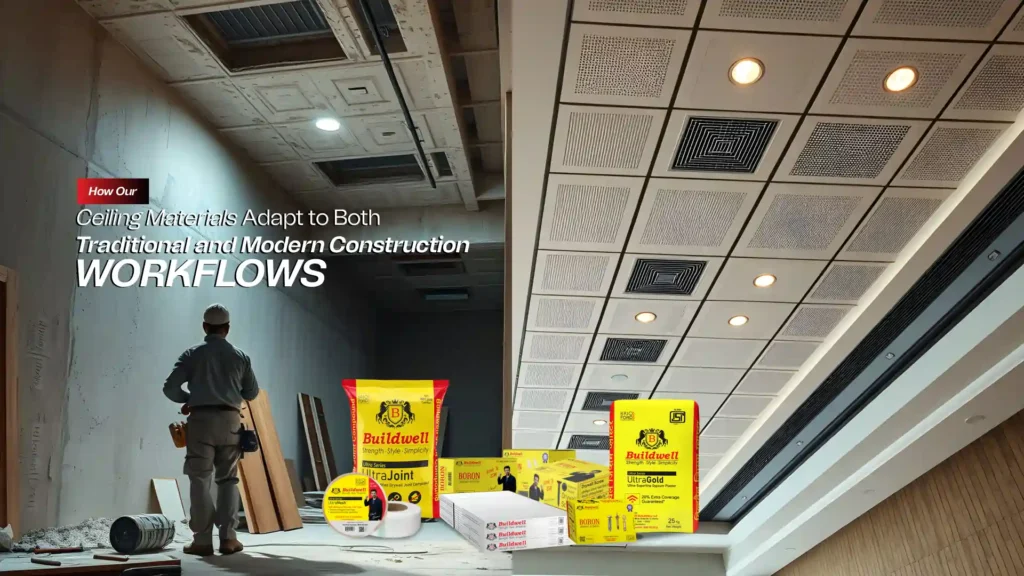 How Our Ceiling Materials Adapt to Both Traditional and Modern Construction Workflows