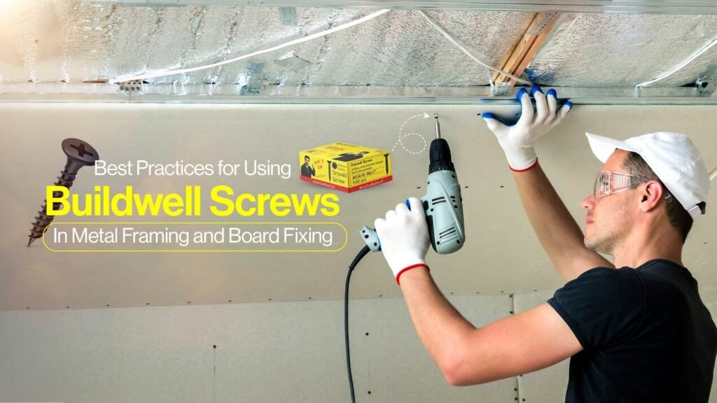 Best Practices for Using Buildwell Screws in Metal Framing and Board Fixing