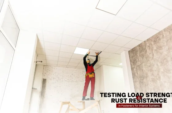 Testing Load Strength and Rust Resistance in Fasteners for Interior Systems