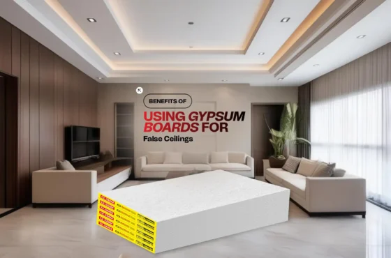 Benefits of Using Gypsum Boards for False Ceilings