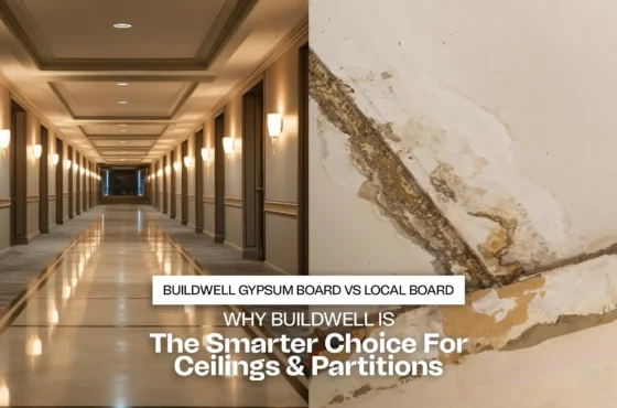Buildwell Gypsum Board vs Local Board : Why Buildwell Is the Smarter Choice for Ceilings & Partitions