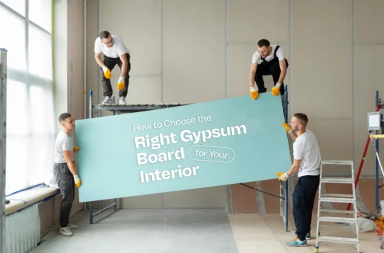 How to Choose the Right Gypsum Board for Your Interior