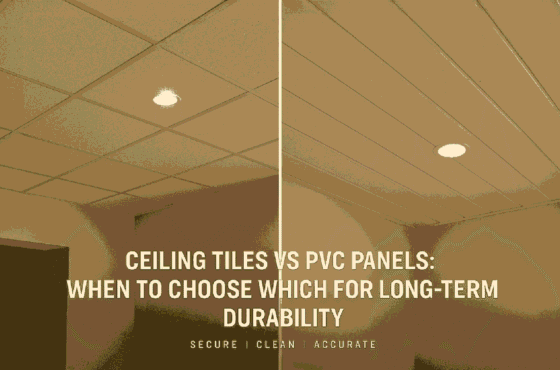 Ceiling Tiles vs PVC Panels: When to Choose Which for Long-Term Durability