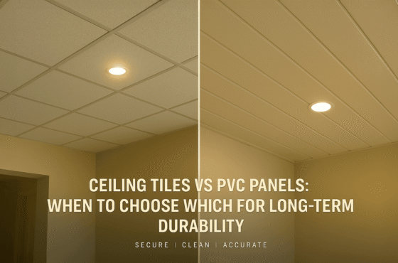 Ceiling Tiles vs PVC Panels: When to Choose Which for Long-Term Durability
