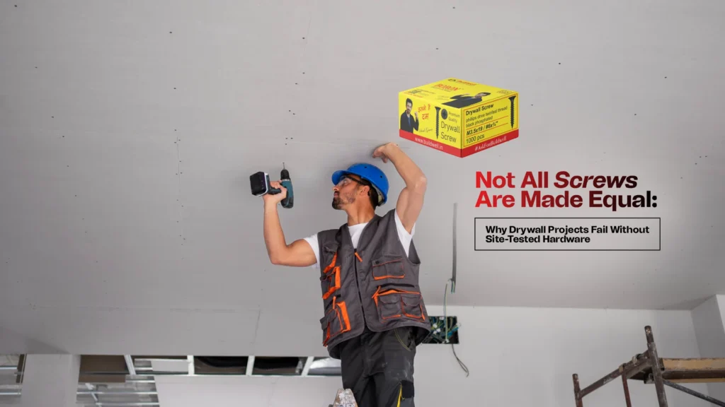 Not All Screws Are Made Equal: Why Drywall Projects Fail Without Site-Tested Hardware