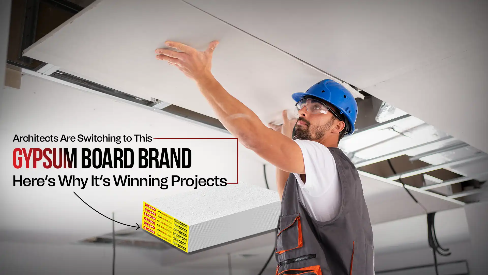 Best Gypsum Board Brand in India – Buildwell Gypsum Board for Modern Ceiling Projects