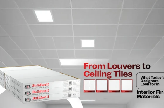 From Louvers to Ceiling Tiles: What Today’s Designers Look for in Interior Finish Materials