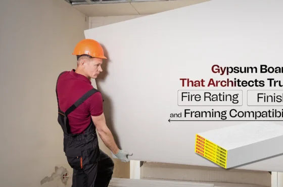 Gypsum Boards That Architects Trust: Fire Rating, Finish, and Framing Compatibility