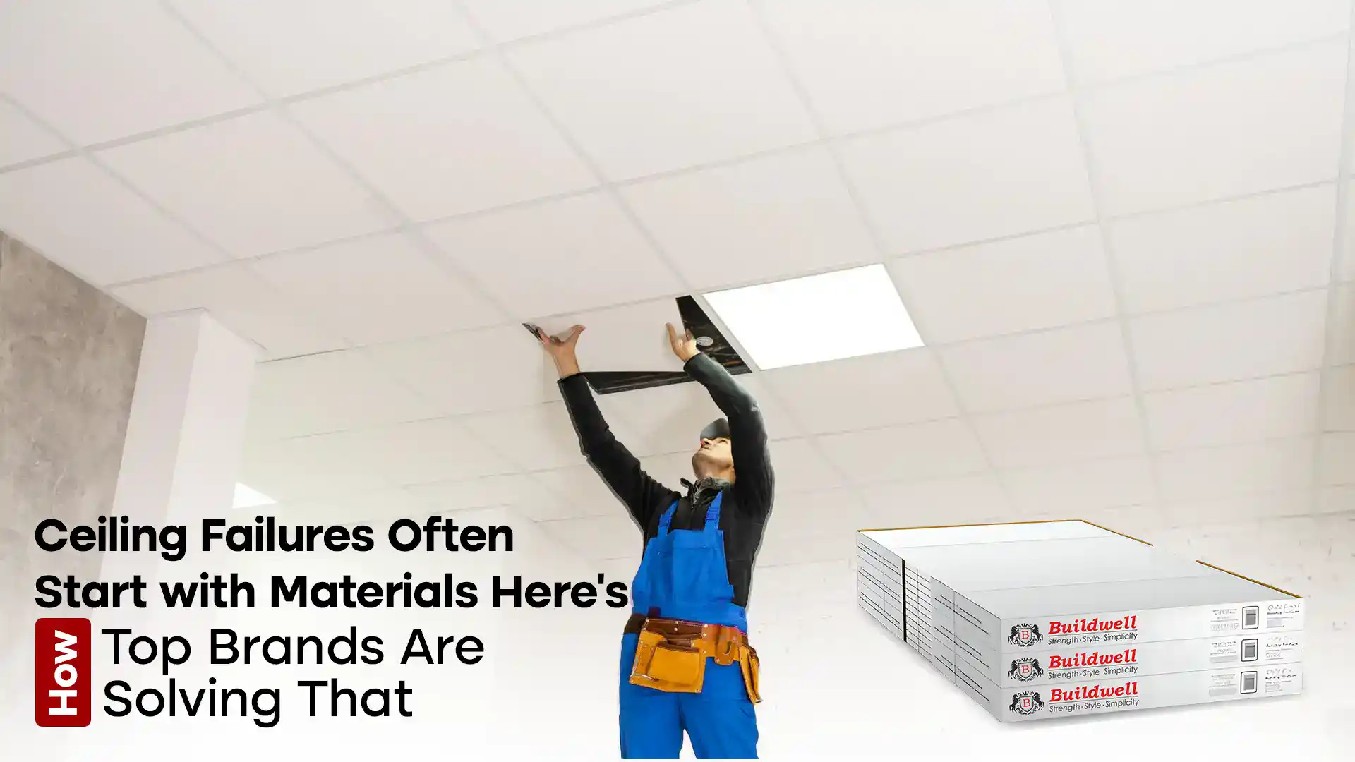 Best Ceiling Products Brand in India providing durable and high-performance ceiling tiles for long-lasting interiors