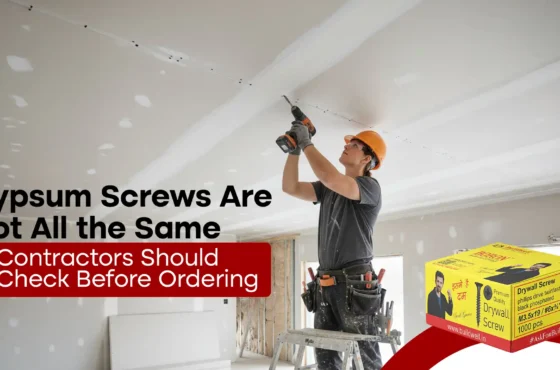 Gypsum Screws Are Not All the Same — What Contractors Should Check Before Ordering