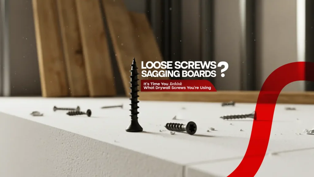 Loose Screws, Sagging Boards? It’s Time You Rethink What Drywall Screws You’re Using