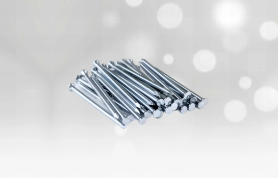 pile of zinc-coated Buildwell steel nails for ceiling and wall fixing – Buildwell