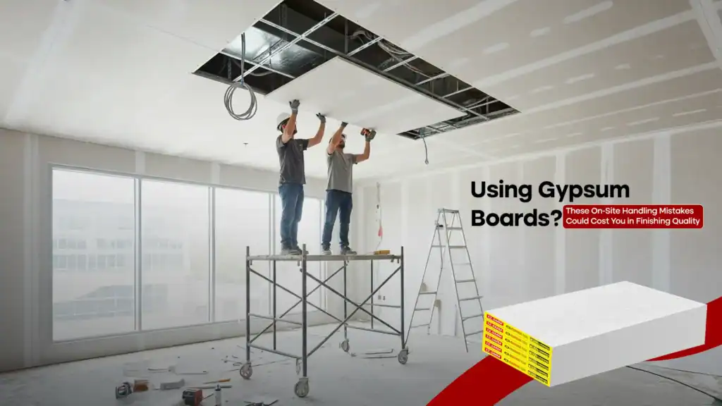 Using Gypsum Boards? These On-Site Handling Mistakes Could Cost You in Finishing Quality