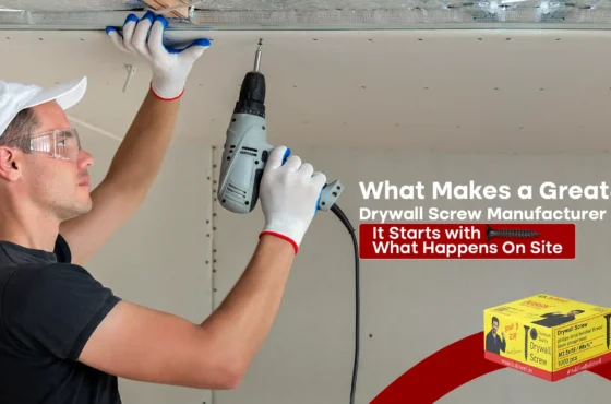 What Makes a Great Drywall Screw Manufacturer in India? It Starts with What Happens On Site