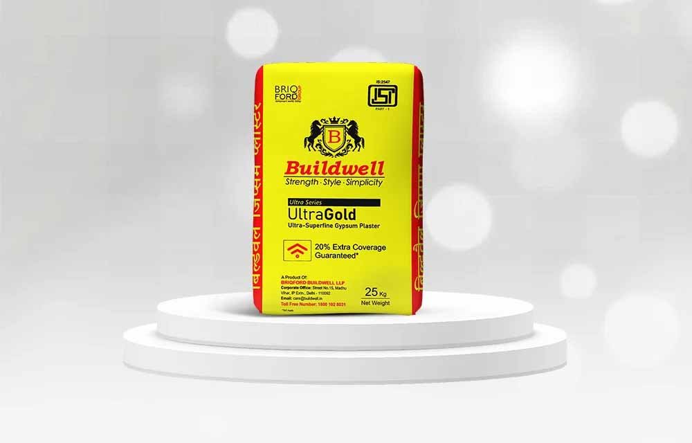Buildwell leading the gypsum plaster and ceiling materials market in India