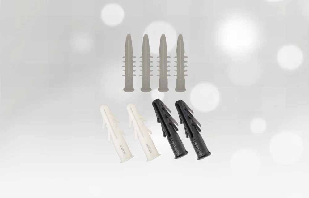 Buildwell Plastic Wall Plugs for strong grip and reliable anchoring in walls