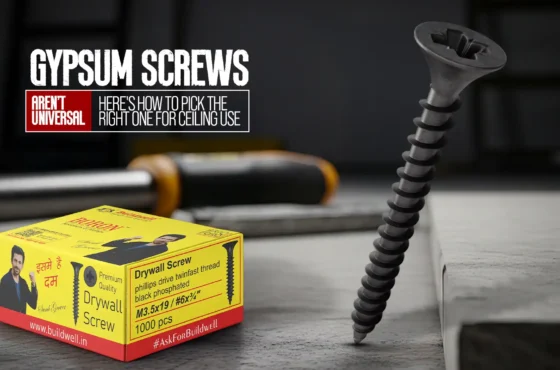 Gypsum Screws Aren’t Universal — Here’s How to Pick the Right One for Ceiling Use