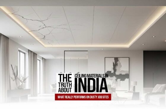 The Truth About Ceiling Materials in India: What Really Performs on Dusty Job Sites