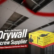 drywall screw supplier in India offering premium screws for ceiling and gypsum board installation