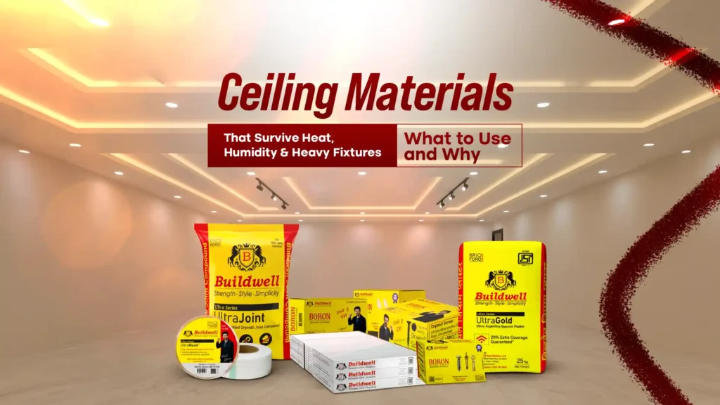 Ceiling Materials That Survive Heat, Humidity, and Heavy Fixtures — What to Use and Why