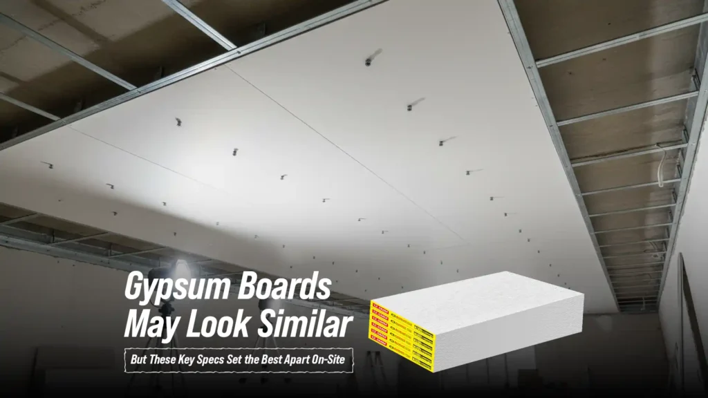 Gypsum Boards May Look Similar — But These Key Specs Set the Best Apart On-Site