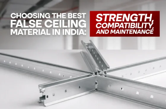 Choosing the Best False Ceiling Material in India: Strength, Compatibility, and Maintenance