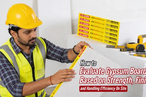 How to Evaluate Gypsum Boards Based on Strength, Finish, and Handling Efficiency On Site