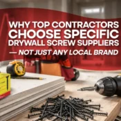 Best Drywall Screw Supplier in India offering high-strength screws preferred by professional contractors