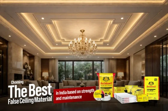 Choosing the best false ceiling material in India based on strength and maintenance