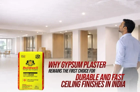 Why Gypsum Plaster Remains the First Choice for Durable and Fast Ceiling Finishes in India