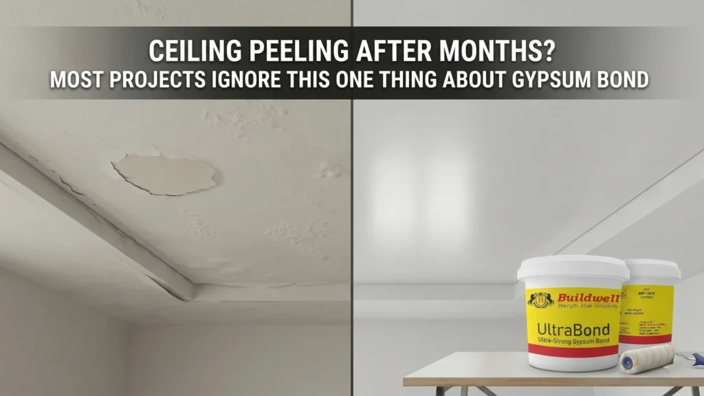 Ceiling peeling after months? Most projects ignore this one thing about gypsum bond
