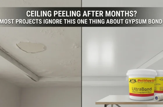 Ceiling peeling after months? Most projects ignore this one thing about gypsum bond
