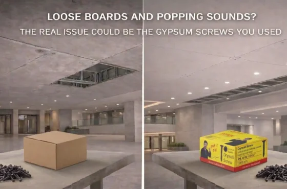 Loose boards and popping sounds? The real issue could be the gypsum screws you used