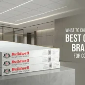 Commercial interior with false ceiling panels from the Best Ceiling Tiles Brand in India for modern office spaces