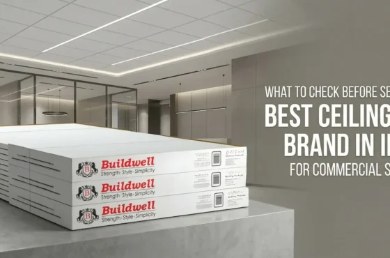 What to check before selecting the best ceiling tiles for commercial spaces