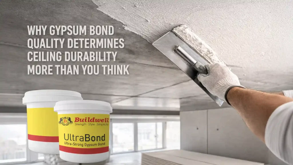 Why gypsum bond quality determines ceiling durability more than you think