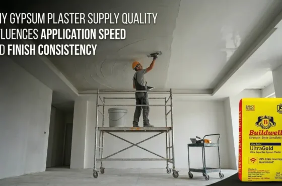Why gypsum plaster supply quality influences application speed and finish consistency