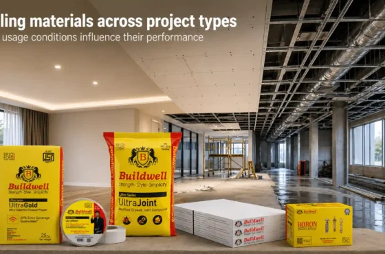 Ceiling materials across project types: how usage conditions influence their performance