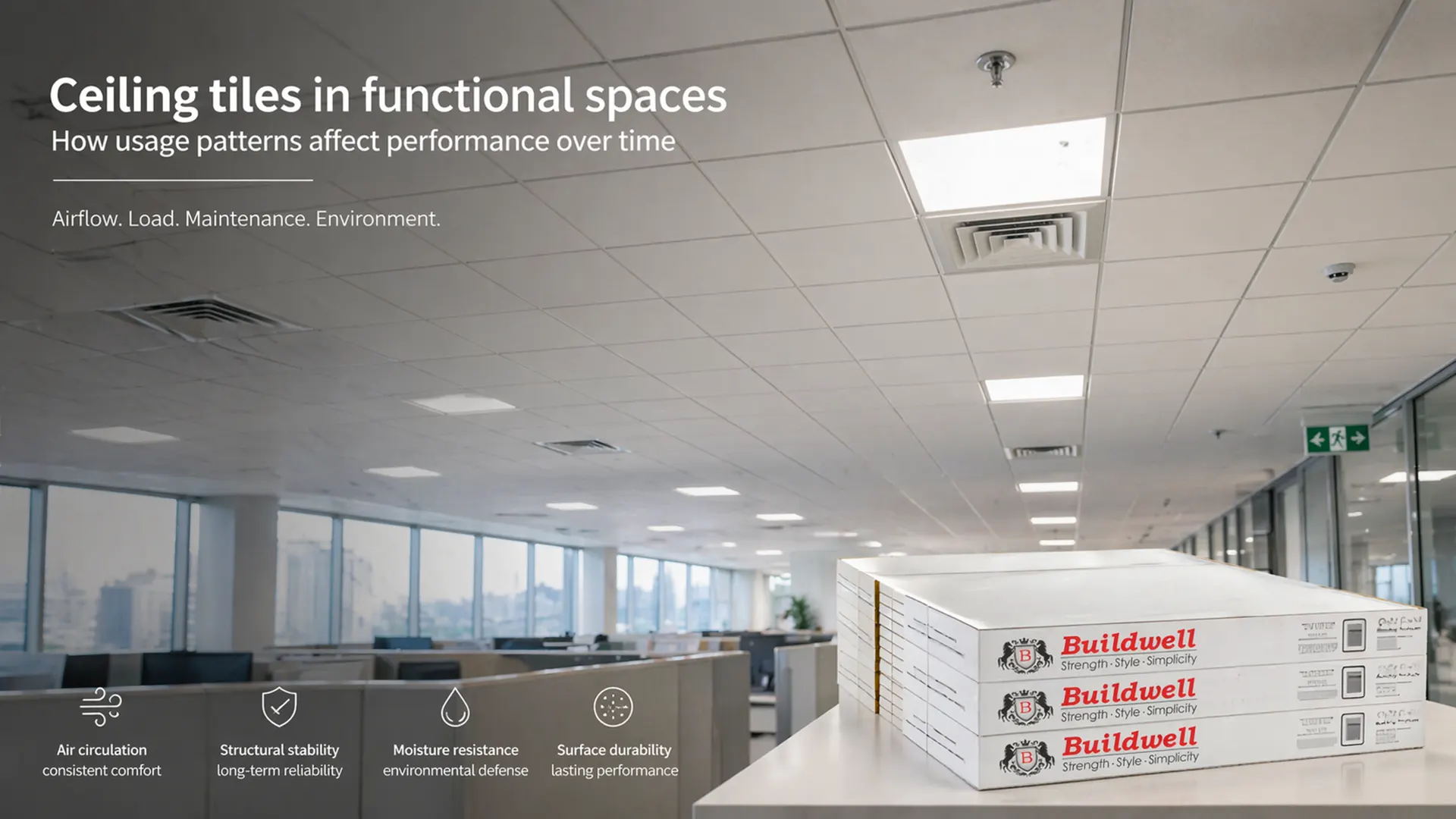 best ceiling tiles brand in India used in modern office spaces offering durability moisture resistance and long-term performance