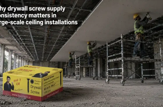 Why drywall screw supply consistency matters in large-scale ceiling installations