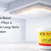 Ultra-strong gypsum bond adhesive container used for false ceiling installation, representing the Best Gypsum Bond Supplier in India for durable ceiling bonding